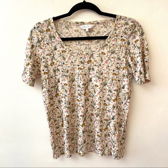 Part Two Copenhagen floral linen Ivala PW shirt size small - Picture 1 of 7